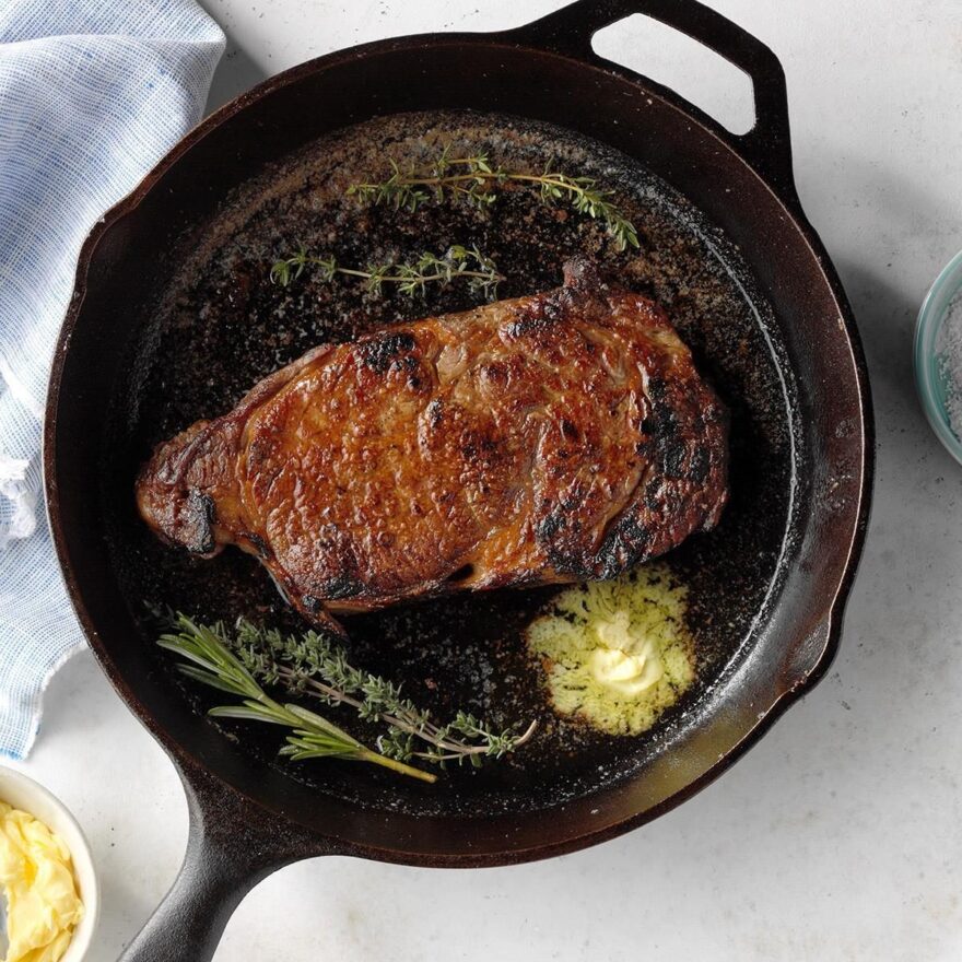 Cast-Iron Skillet Steak Recipe: How to Make It