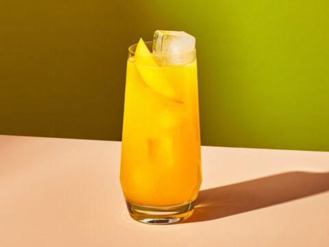 Peach-and-Mango Spritzer Recipe | Bon Appétit